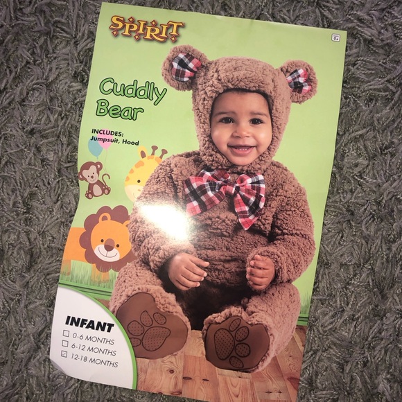Spirit Halloween Infant Cuddly Bear Costume, 12-18 Months - Picture 8 of 10